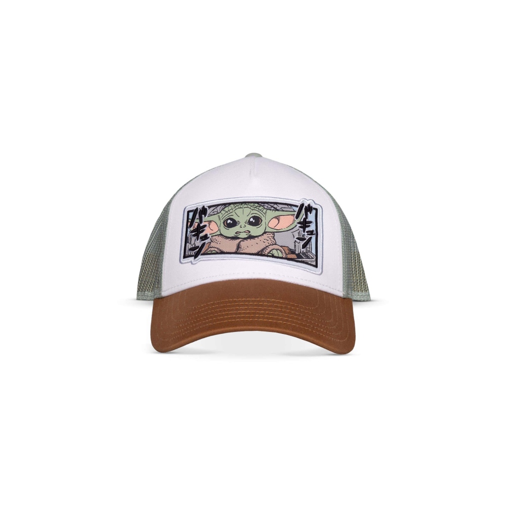 Disney Star Wars The Mandalorian - Grogu Casquette Snapback - Vert/Multicolore